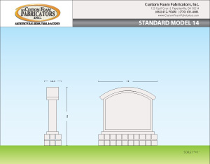 Sign Monument Model 14