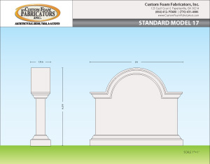 Sign Monument Model 17