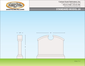Sign Monument Model 20