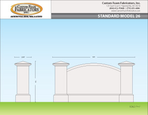 Sign Monument Model 26