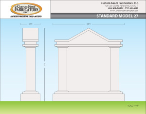 Sign Monument Model 27