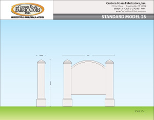 Sign Monument Model 28