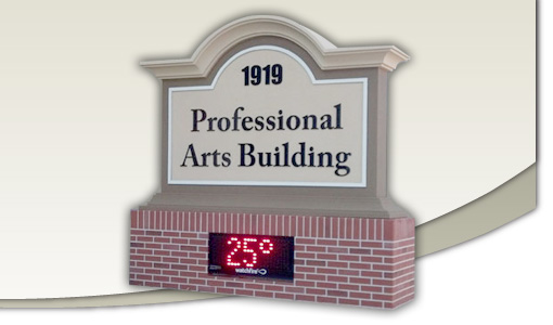 Specialty Sign Project with LED Panel